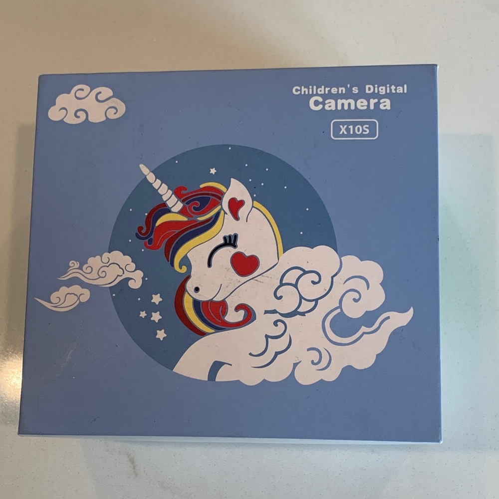 X10S Kids Unicorn Digital Camera in Blue